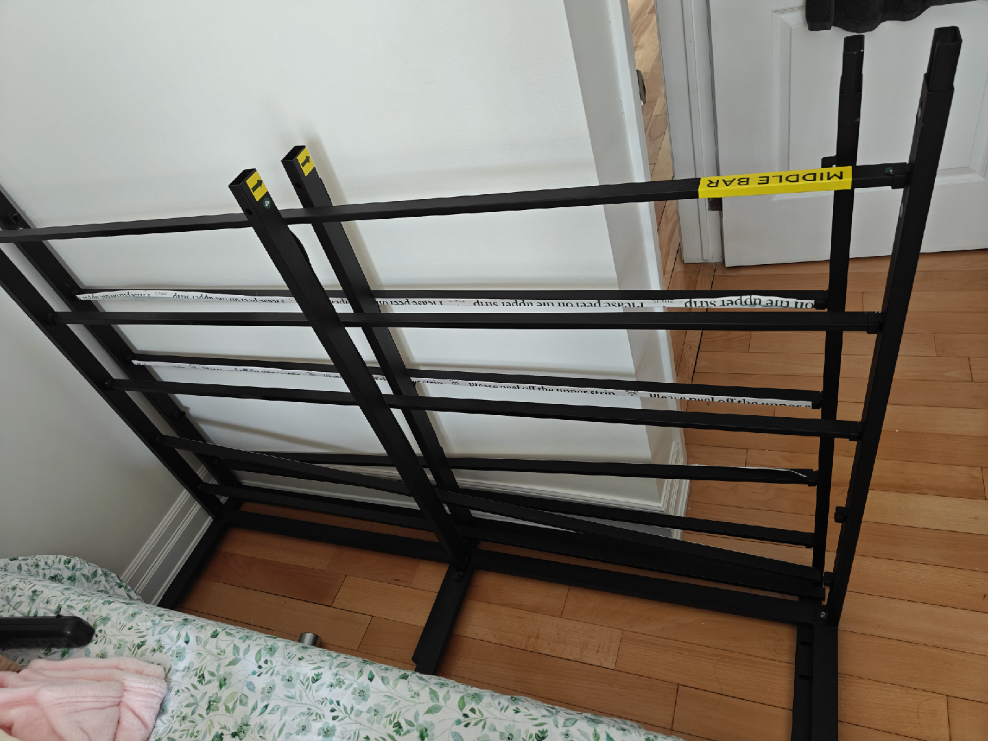 Black Metal Bed Frame - Queen - photo 3