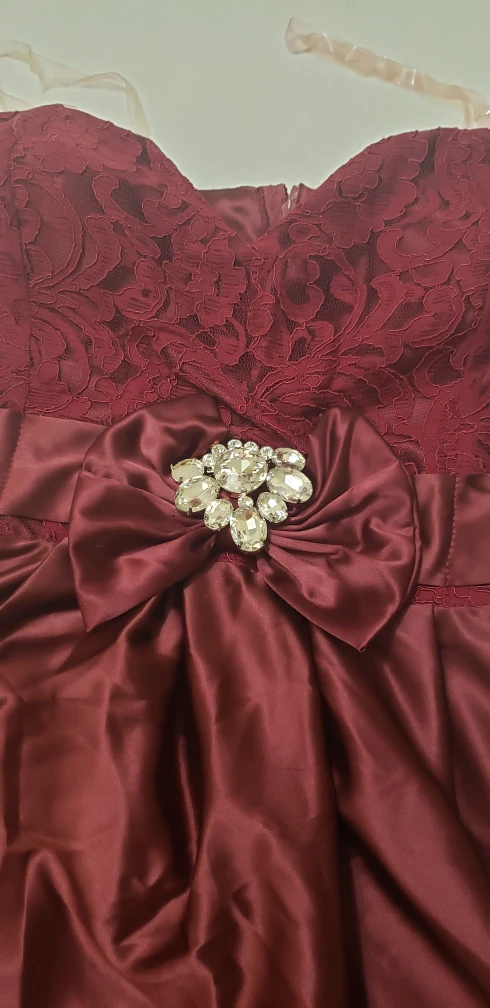 Burgundy Formal Dress - photo 2