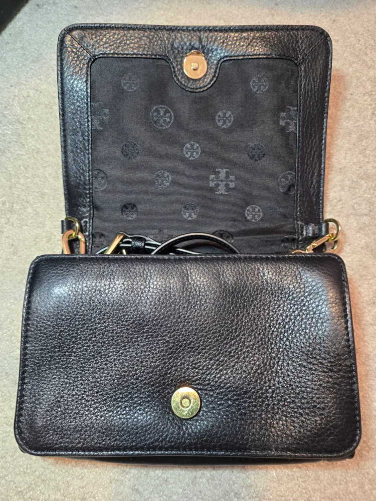 Tory Burch Black Leather Crossbody Bag image indicator(2)