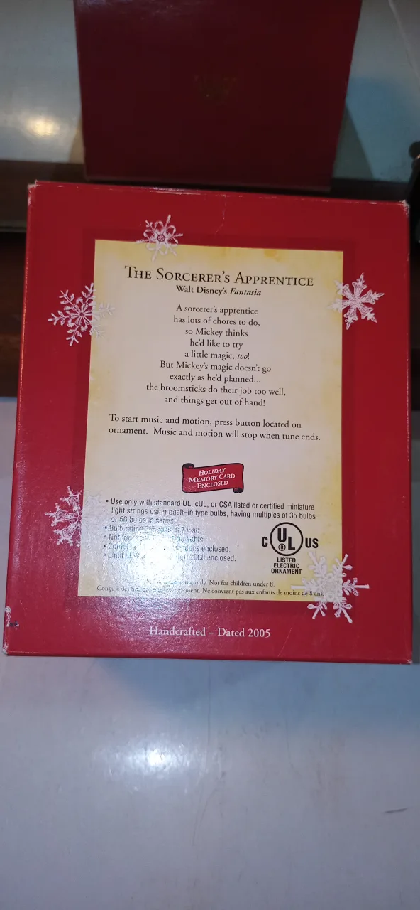 Hallmark Disney Sorcerer's Apprentice Ornament image indicator(2)