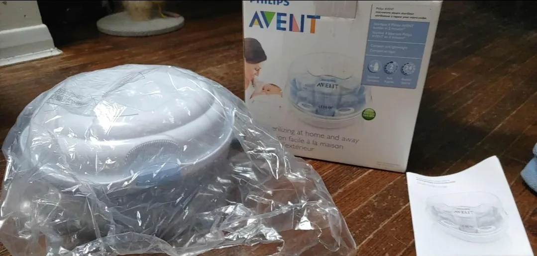 New Philips Avent Microwave Steam Bottle Sterilizer thumbnail