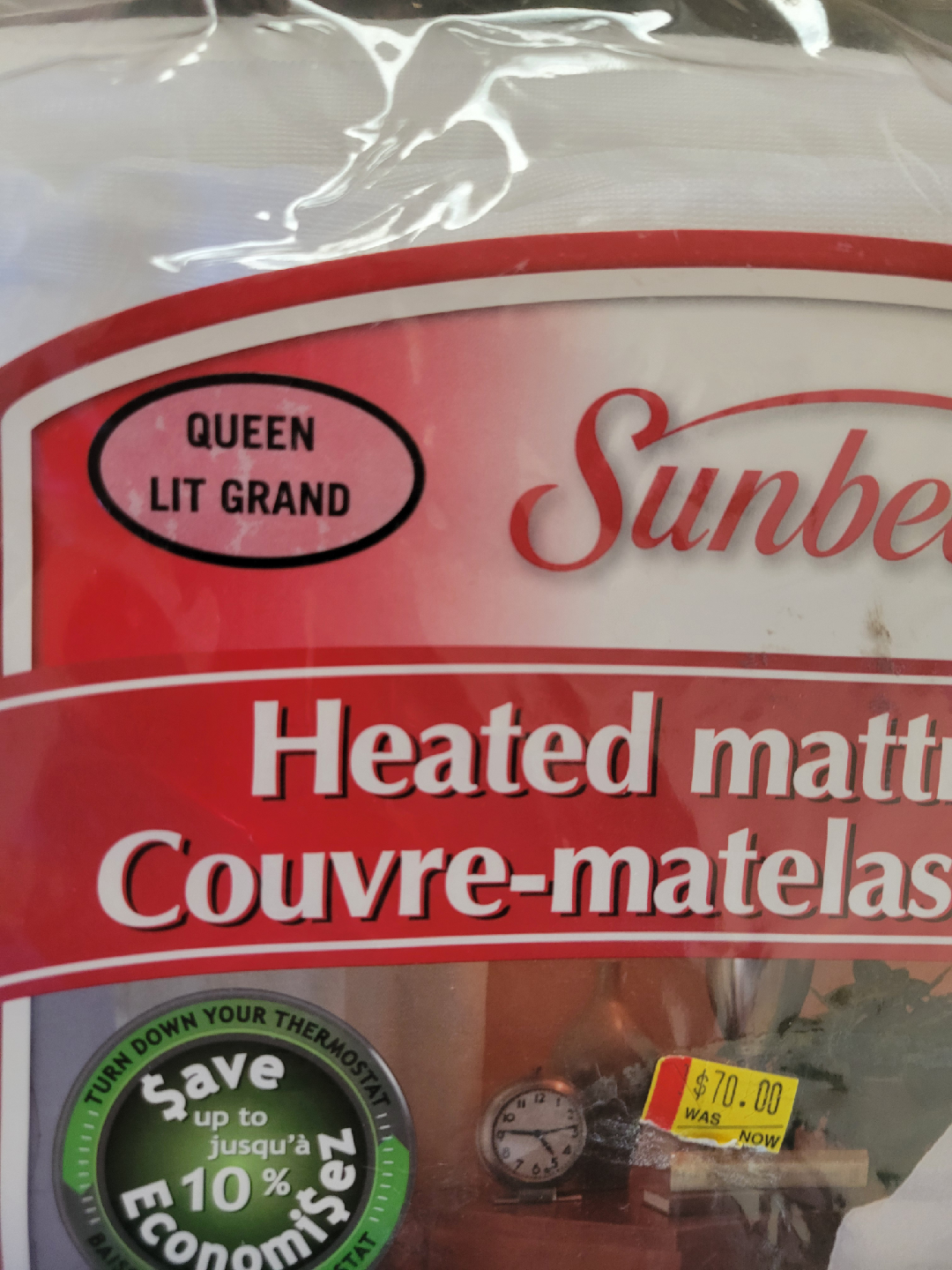 Sunbeam Queen Heated Mattress Pad - NEW - photo 2