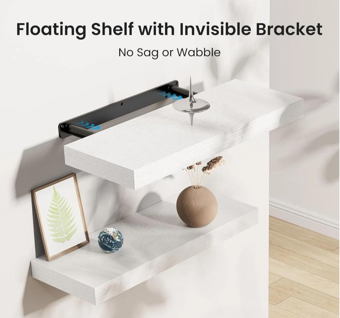 White Floating Shelves ( Brand New) - photo 2