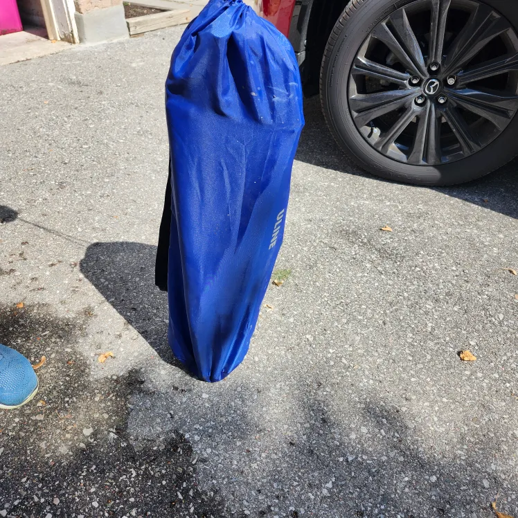 Brand New Uline Folding Camp Chair - Blue image indicator(3)