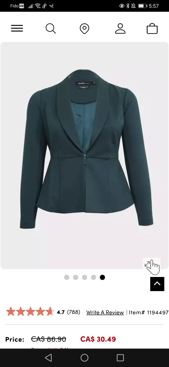torrid large blazer - photo 3