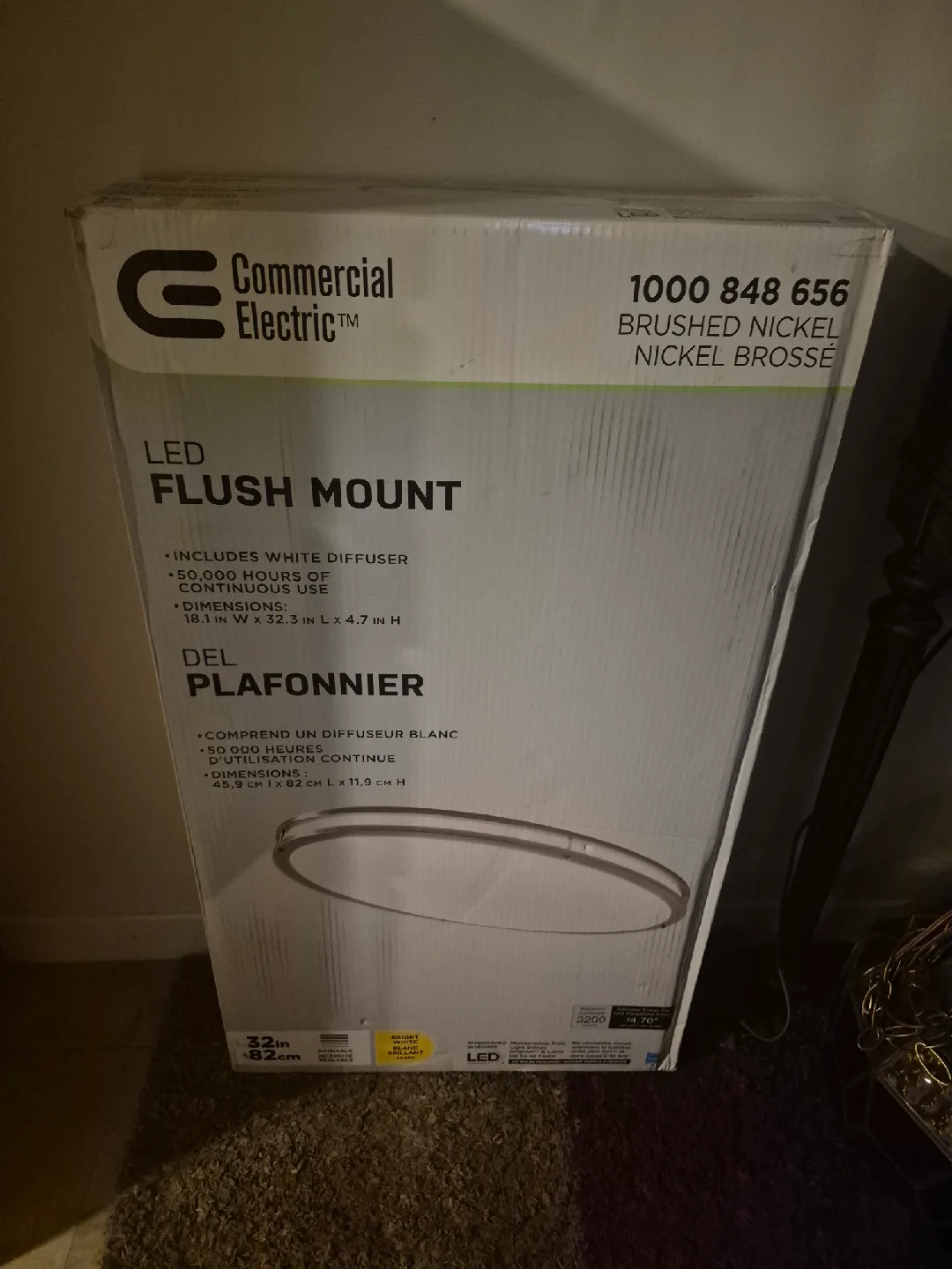 Commercial Electric LED Flush Mount - 32 inch thumbnail
