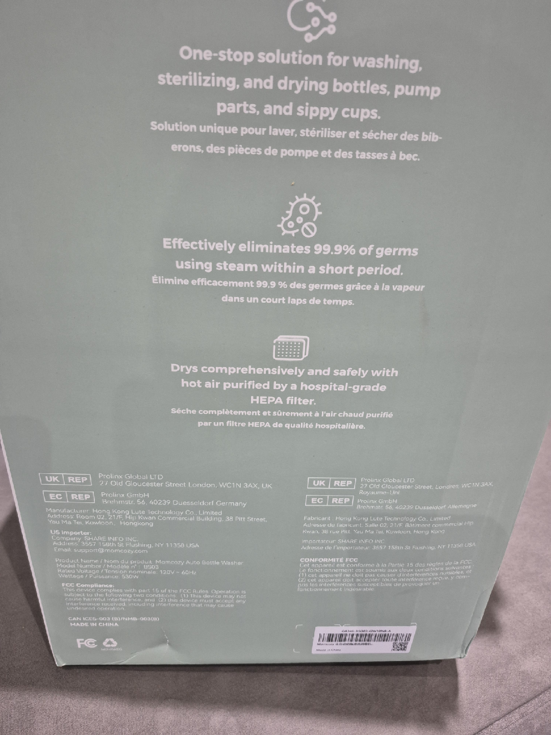 Momcozy Auto Bottle Washer KleanPal Pro - NEW - photo 3