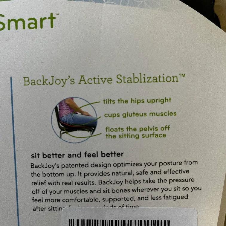 Backjoy SitSmart Back & Posture Relief - Adult Size 🥕 image indicator(5)