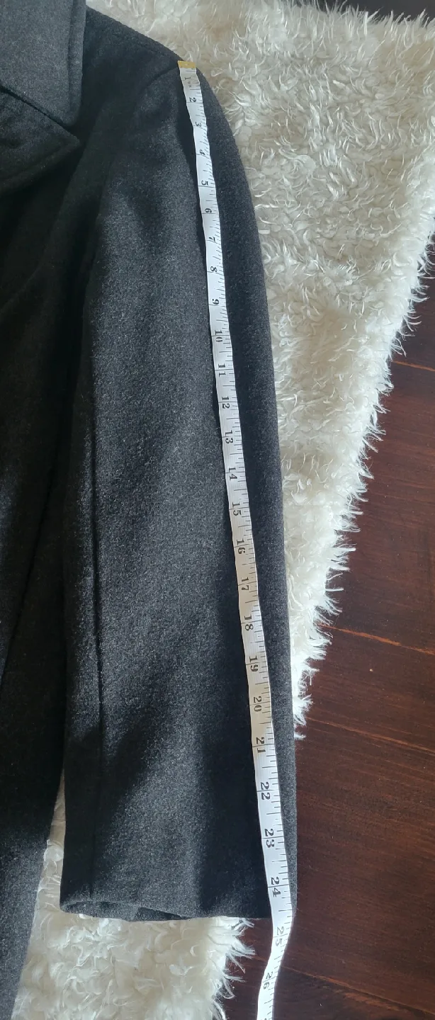 Jacob Grey Wool Coat - Size S image indicator(9)