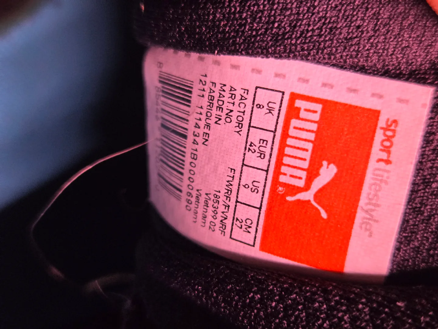 Puma Black Leather Sneakers image indicator(7)