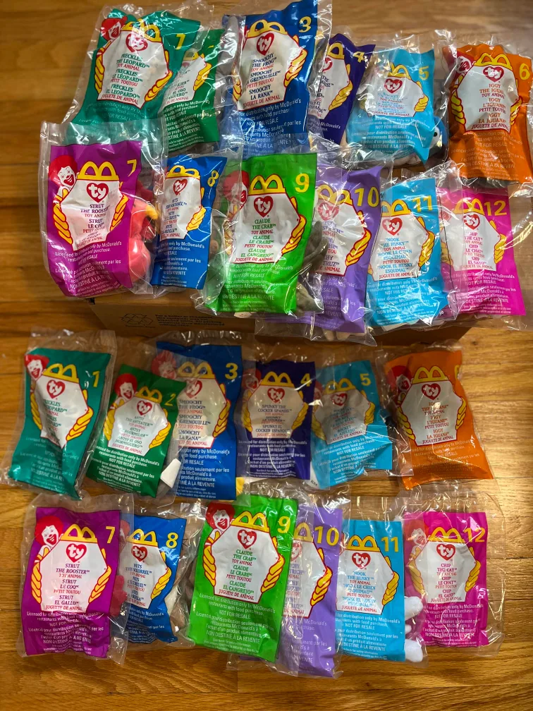 TY Beanie Babies McDonald's Teenie Beanies image indicator(9)