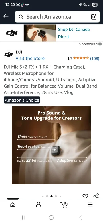 DJI Mic 2 (2 TX + 1 RX) Wireless Microphone image indicator(3)