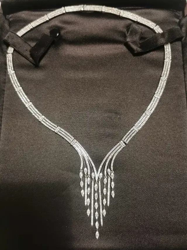 Elegant Silver Tone Necklace - Saks Fifth Avenue thumbnail