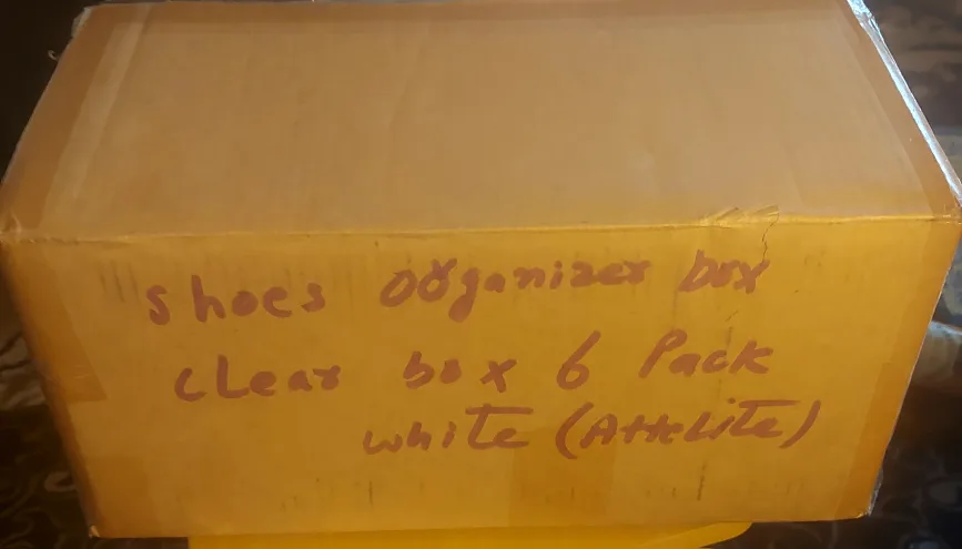 Attelite Clear Plastic Shoe Box - Set of 6 image indicator(5)