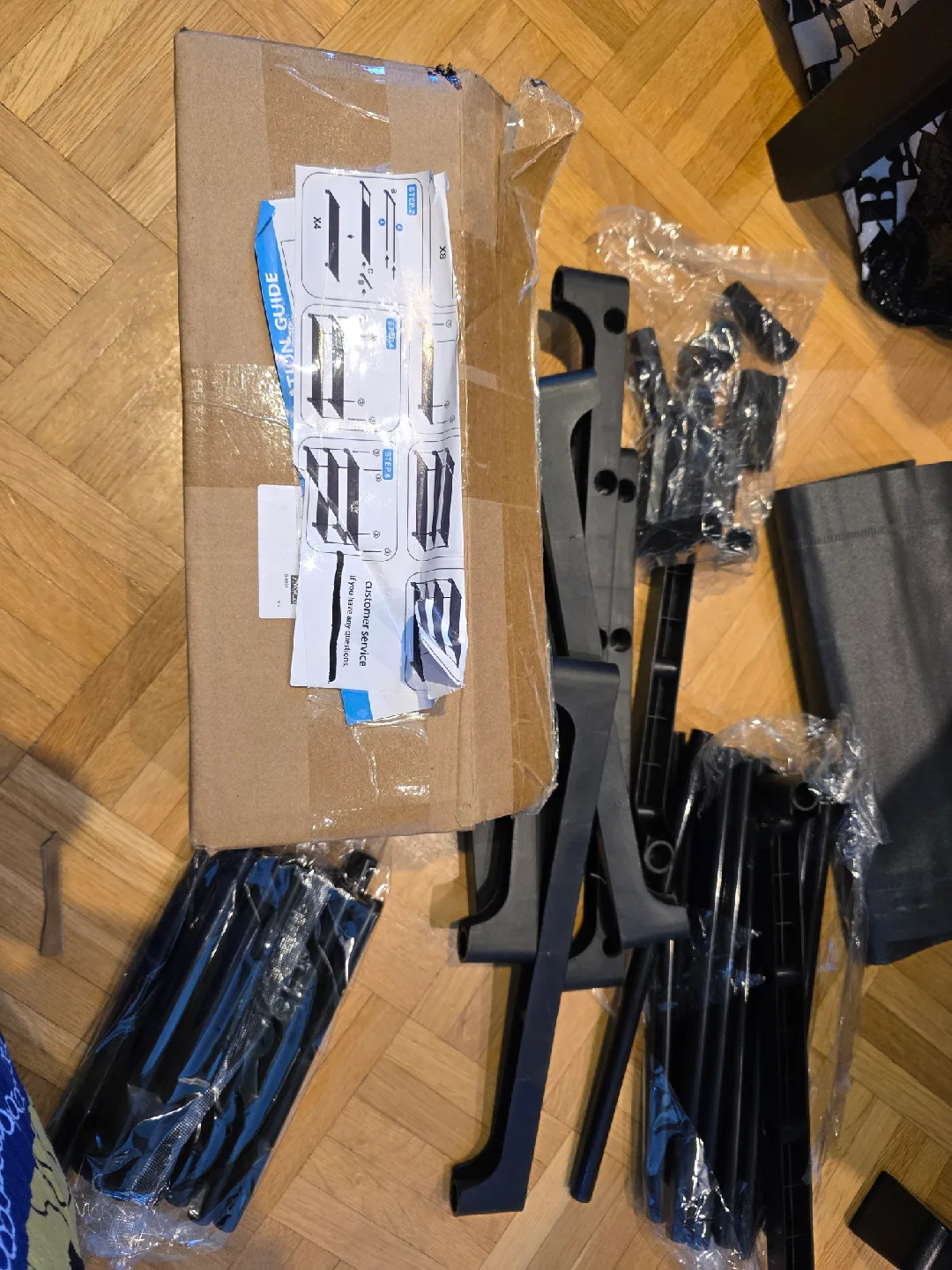 Chasinglee 4-Tier Shoe Rack - Black image indicator(3)