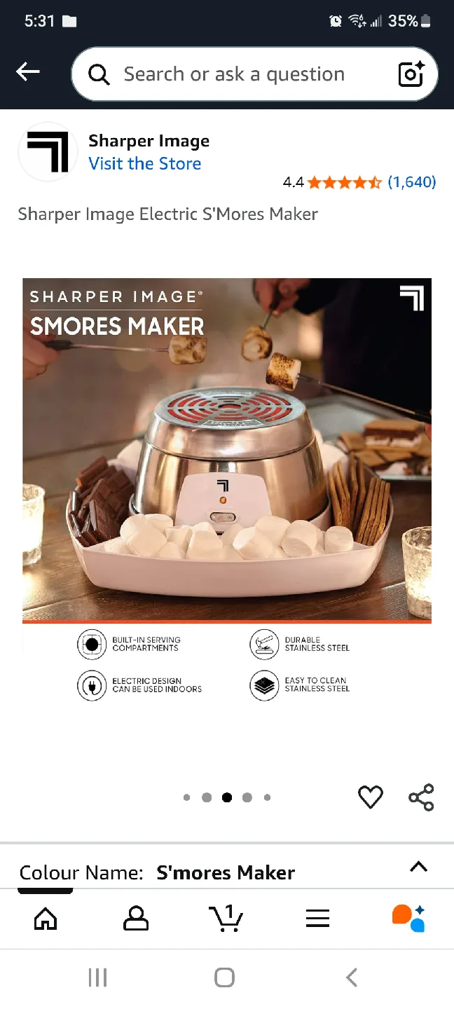 Electric S'mores Maker - New in Box! image indicator(2)