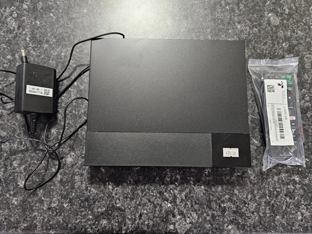 Sony Blu-Ray Disc Player with Remote