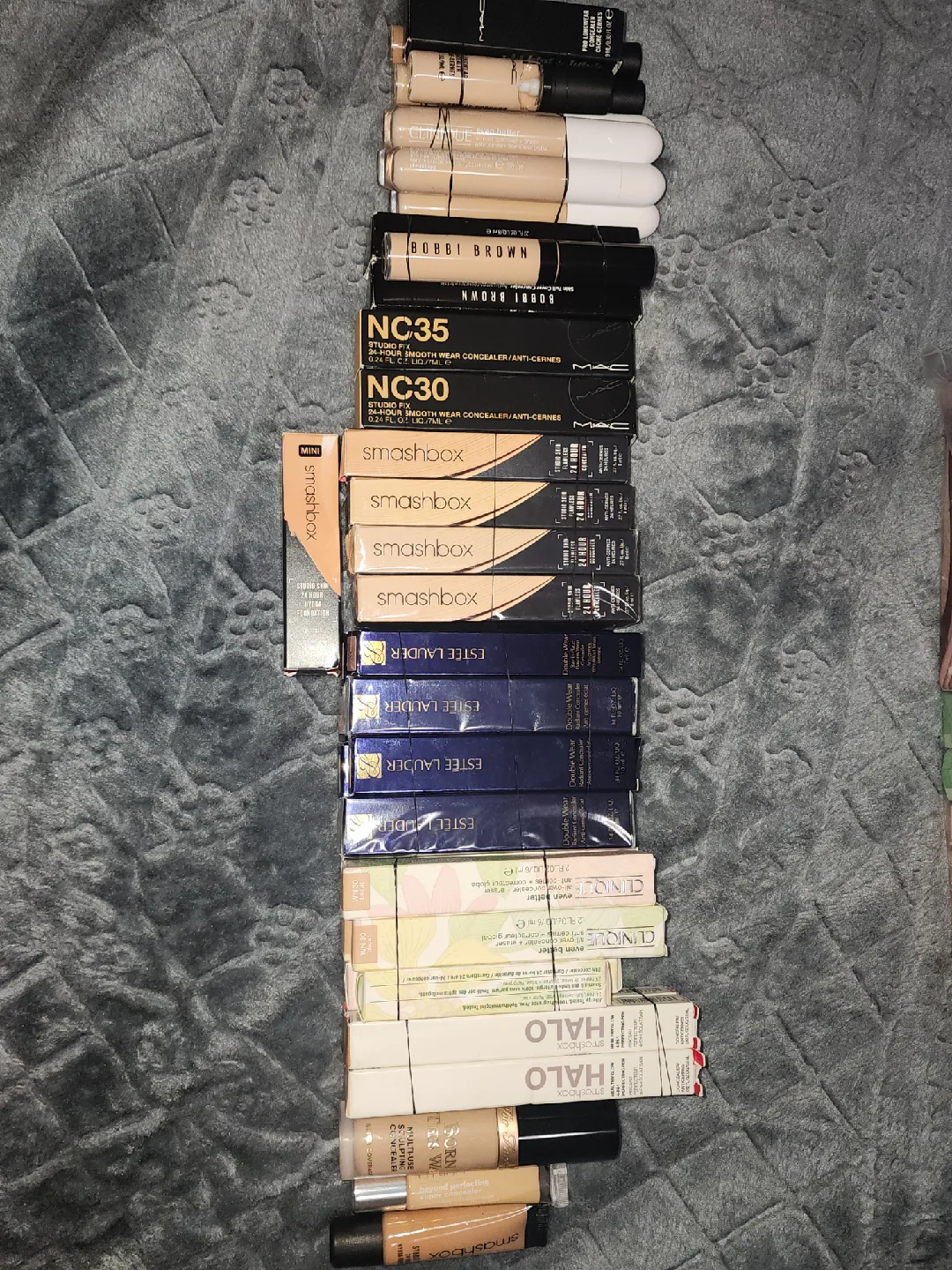 Mixed Concealers: MAC, Smashbox, Estee Lauder, Clinique, Halo image indicator(4)