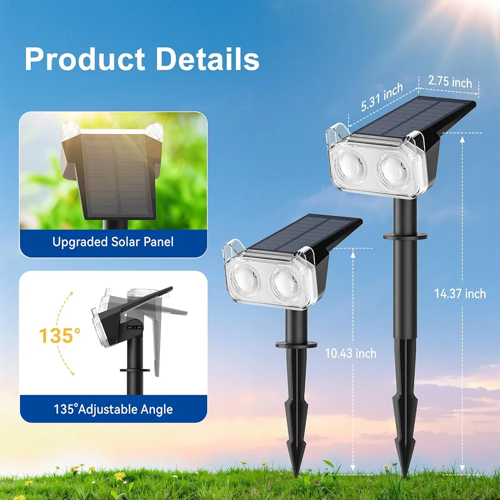 solar spotlight/wall lights - photo 4