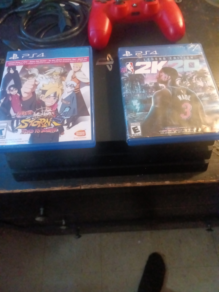 PS4 Console with 2 Games and Controller