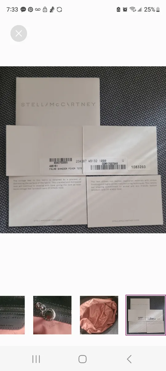 Stella McCartney Black Falabella Bag image indicator(7)