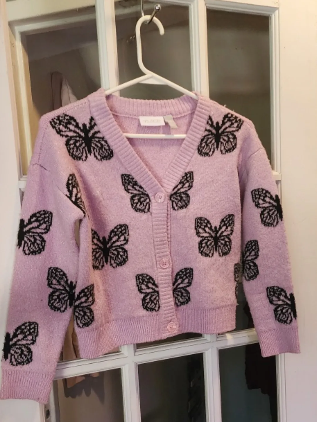 The Children's Place Butterfly Cardigan size 7-8 thumbnail