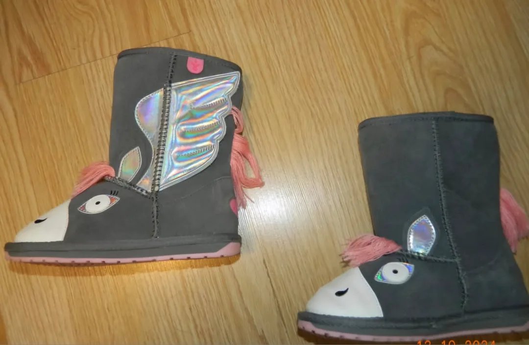 toddler Emu Australia Unicorn Boots Size K10 thumbnail