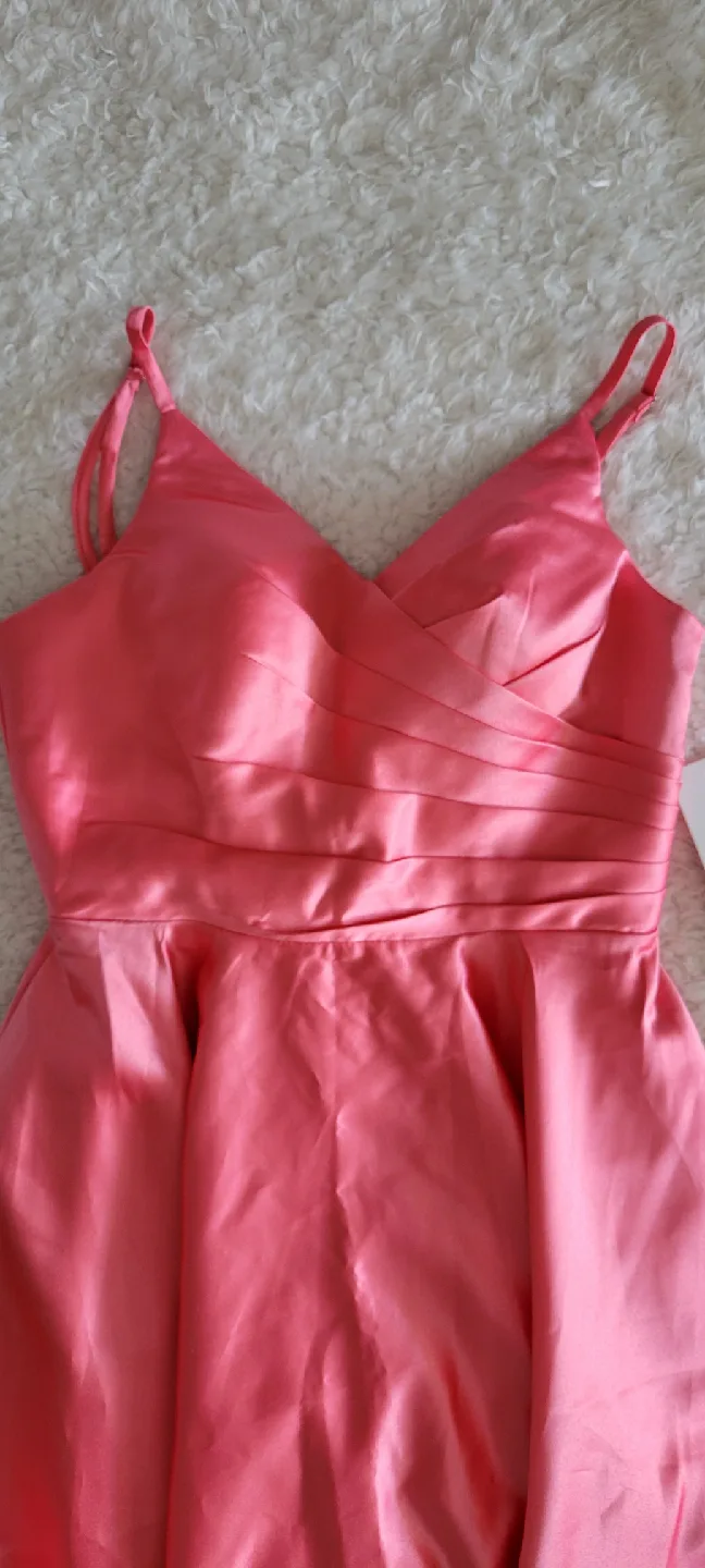 BNWT Coral Formal Dress with Corset Back and Hidden Pockets image indicator(3)