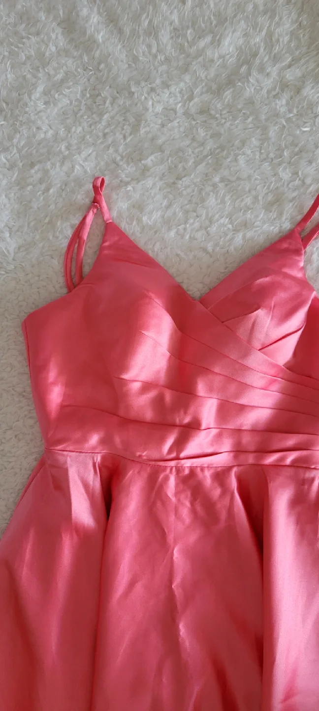 BNWT Coral Formal Dress with Corset Back and Hidden Pockets image indicator(6)