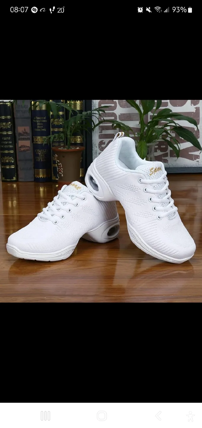 White Sport Dance Sneakers