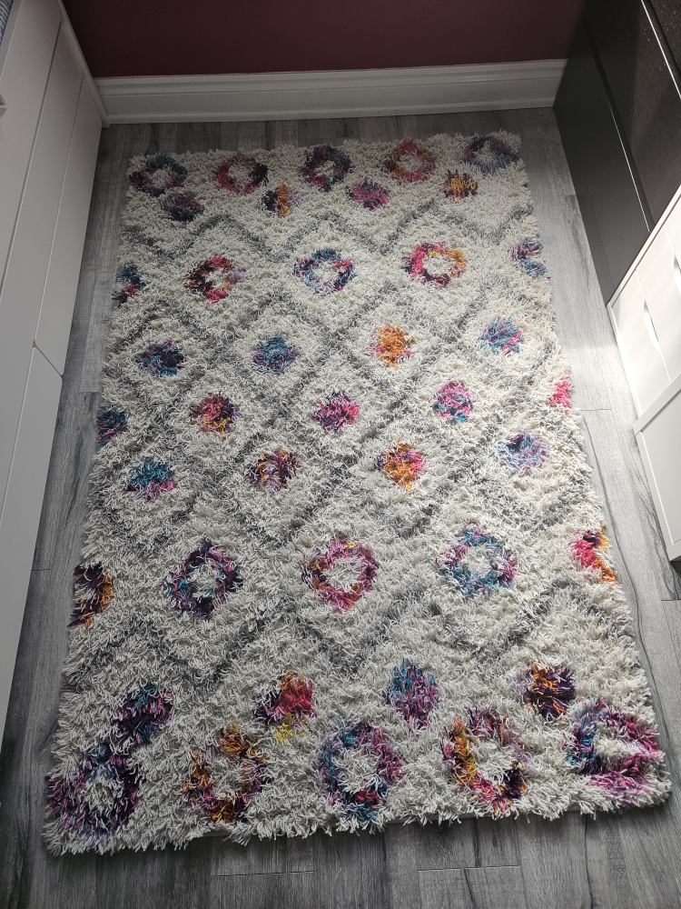 Patterned Shag Rug - photo 2