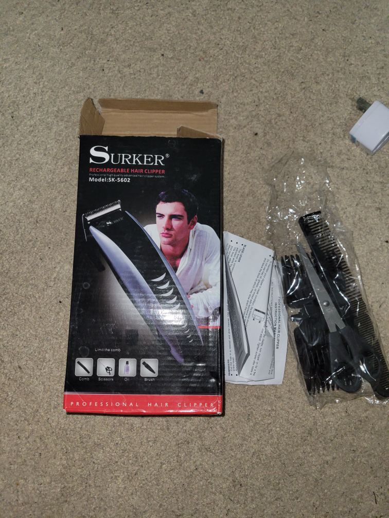 Surker SK-5602 Rechargeable Hair Clipper