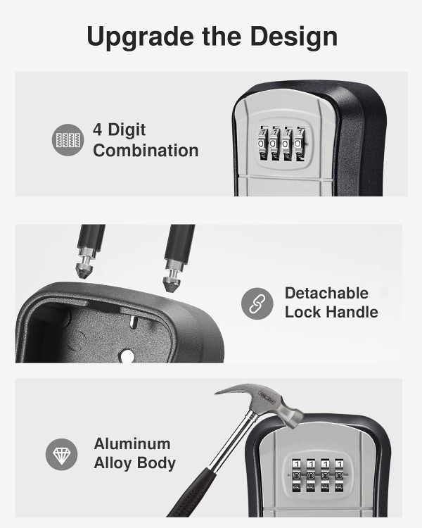 Combination Key Lock Box - Secure Storage - photo 2