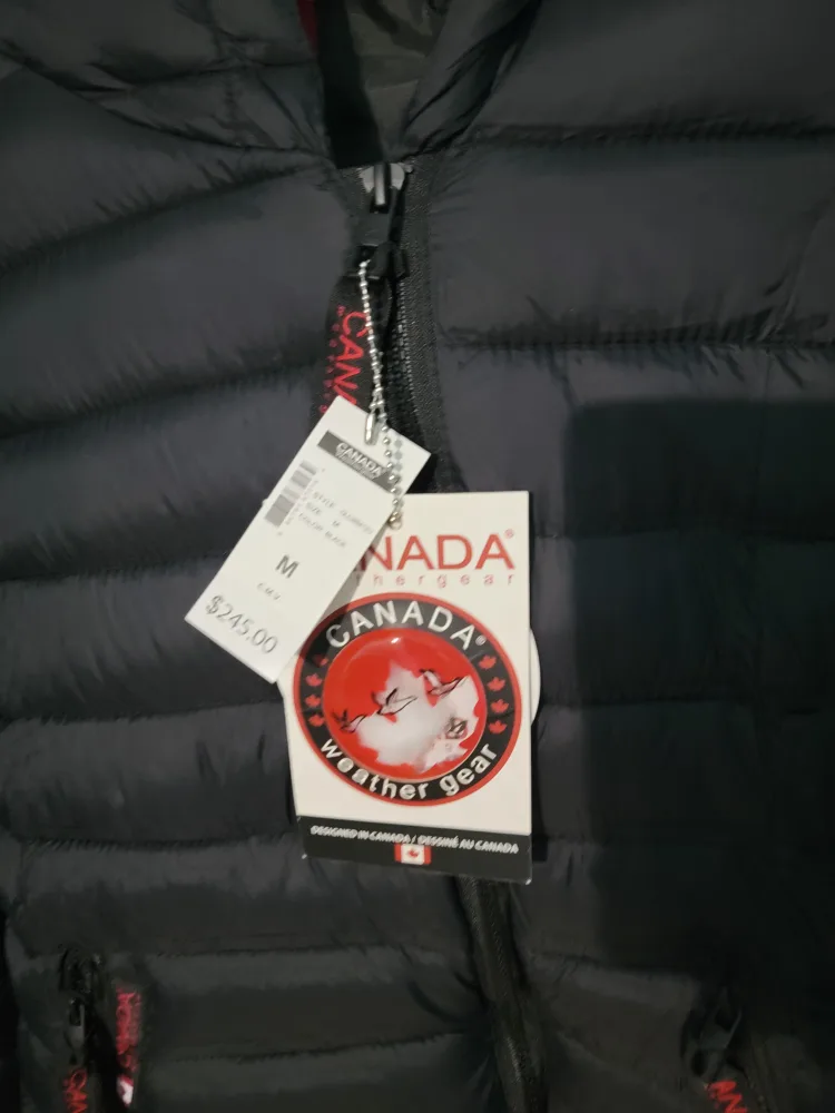 Canada Weathergear Black Down Jacket - Size M image indicator(4)