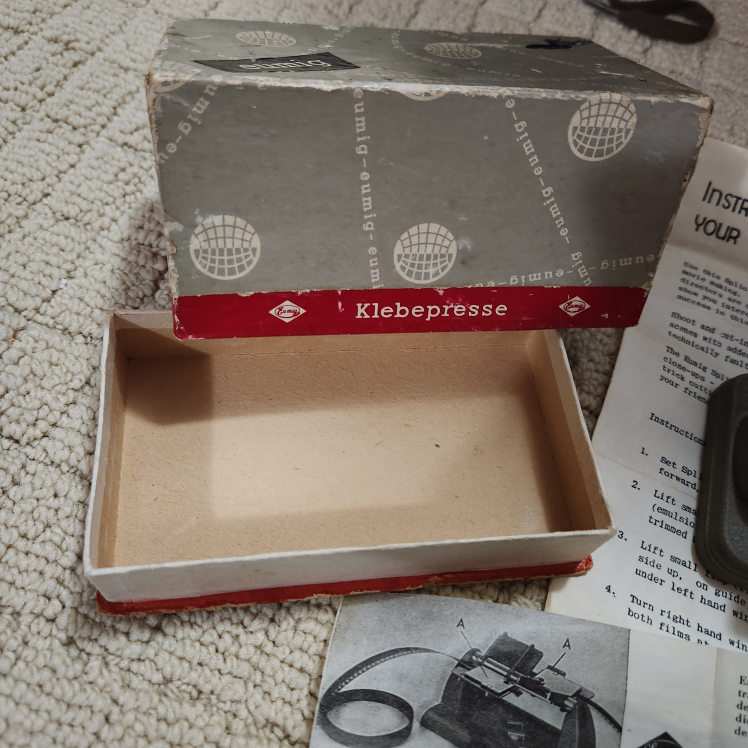 Eumig Splicer Film Editor with Box & Instructions - photo 4