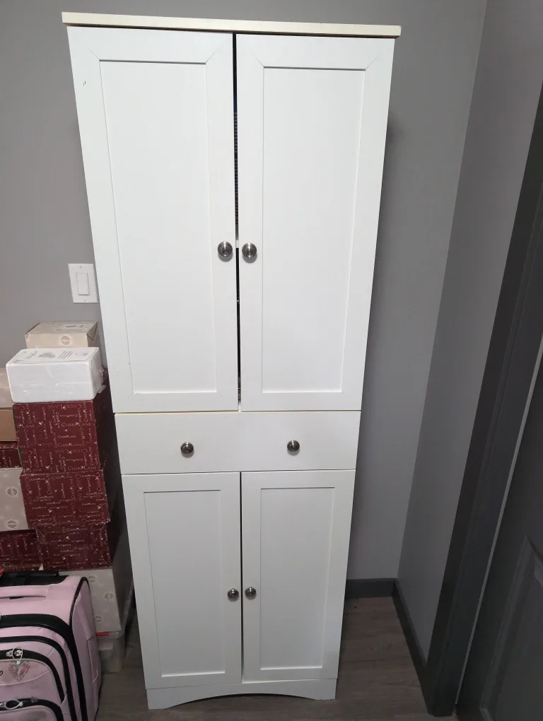 White Storage Cabinet