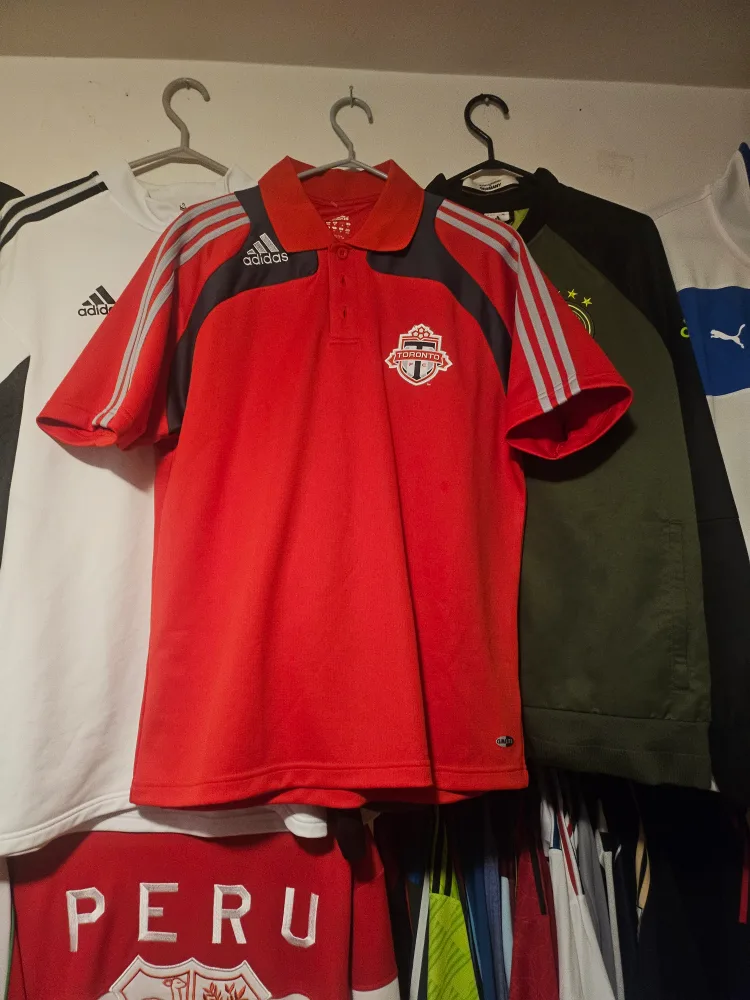 Toronto FC Adidas soccer Polo Shirt/jersey thumbnail