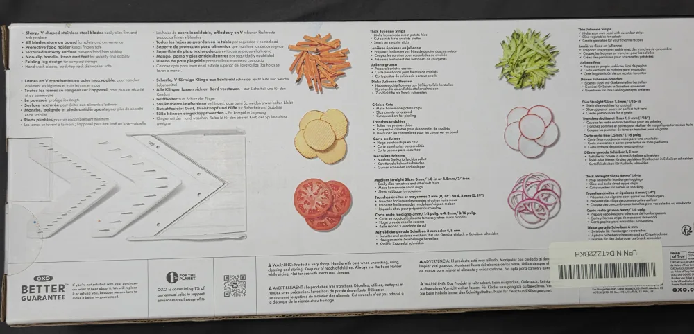 OXO Good Grips V-Blade Mandoline Slicer image indicator(2)