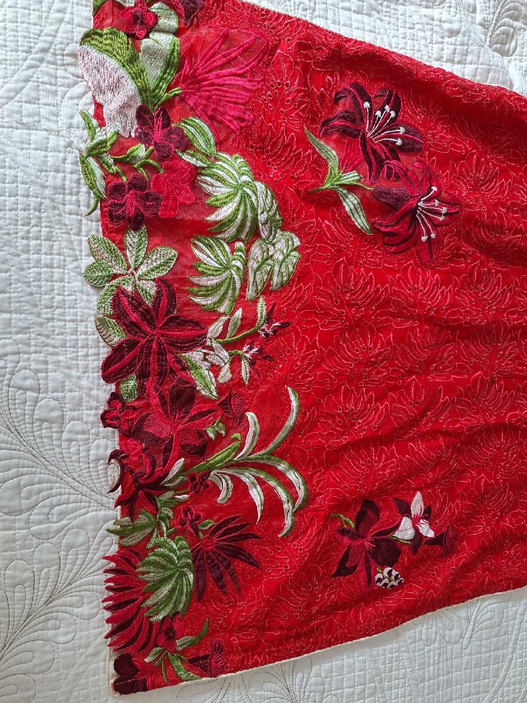 Beautiful Red Salwar Set image indicator(3)