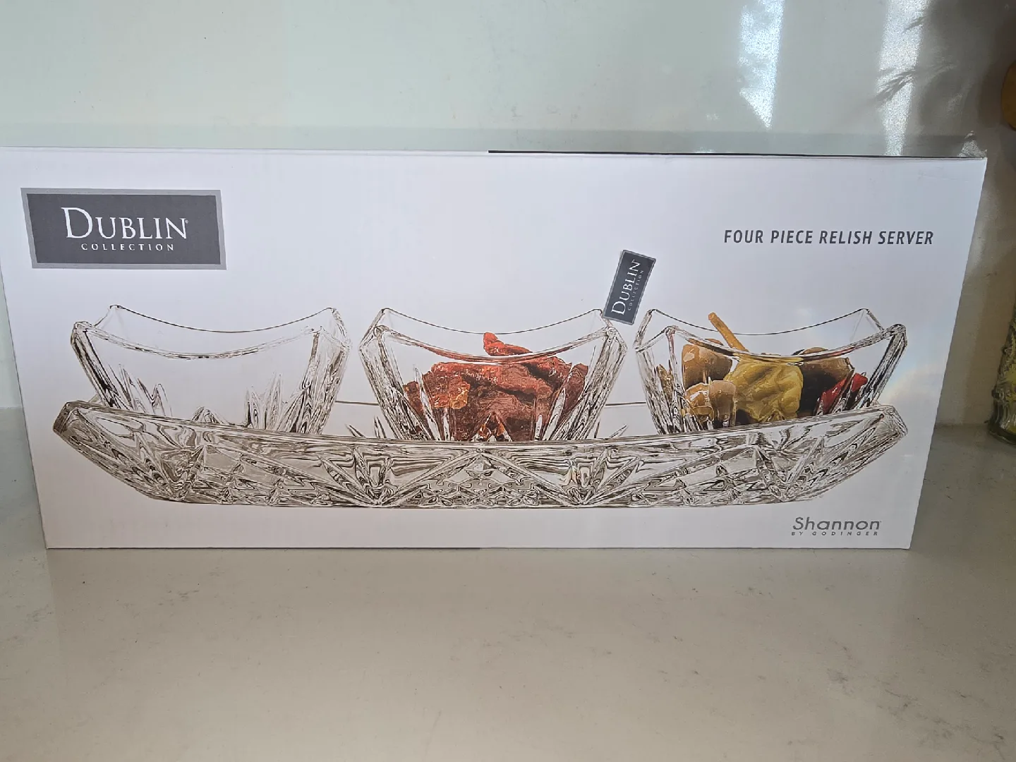 Dublin Collection Four Piece Relish Server - New in Box! thumbnail