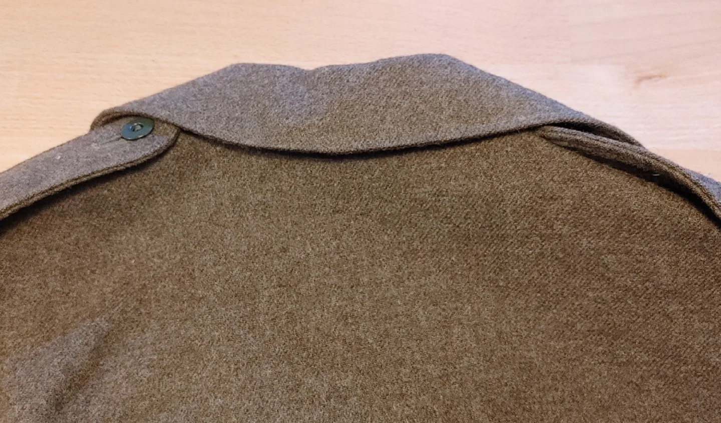 Vintage Wool Military Jacket - Olive Green image indicator(5)