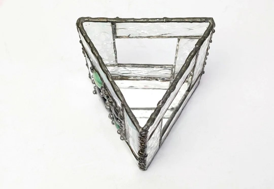 Retro Stained Glass Tealight Holder image indicator(6)