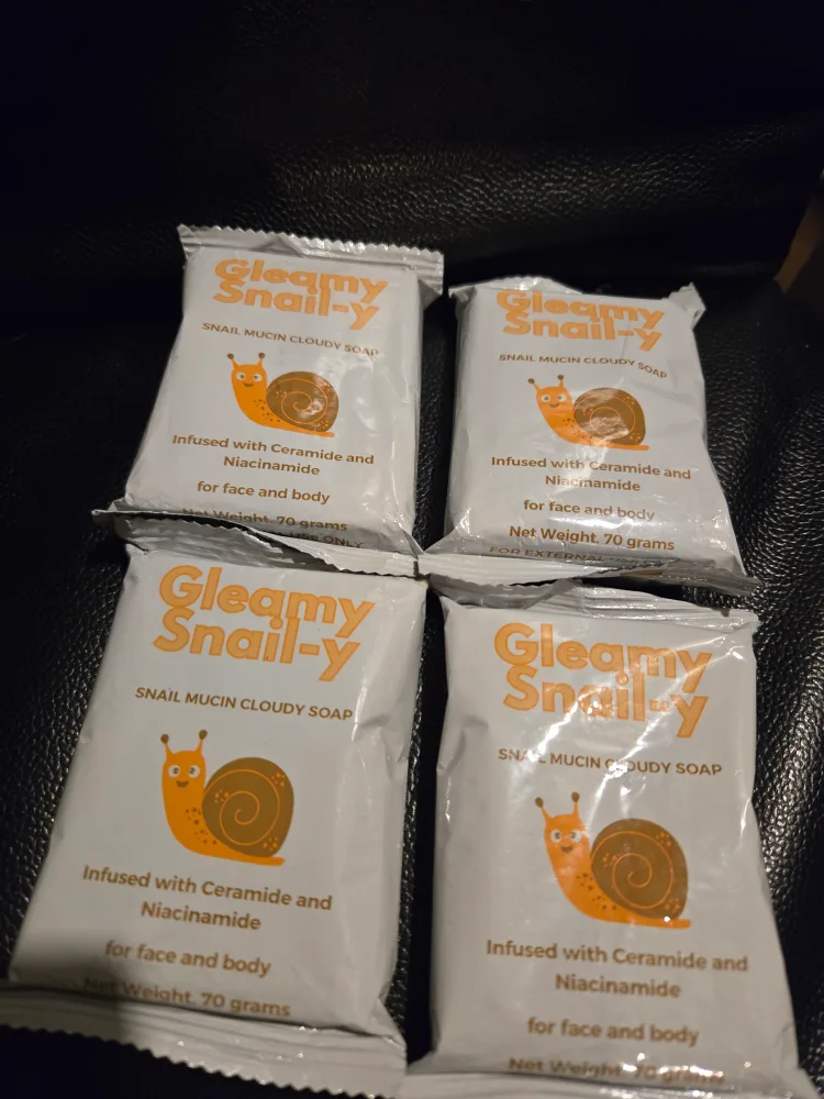 Gleamy Snail-y Snail Mucin Cloudy Soap (4) thumbnail