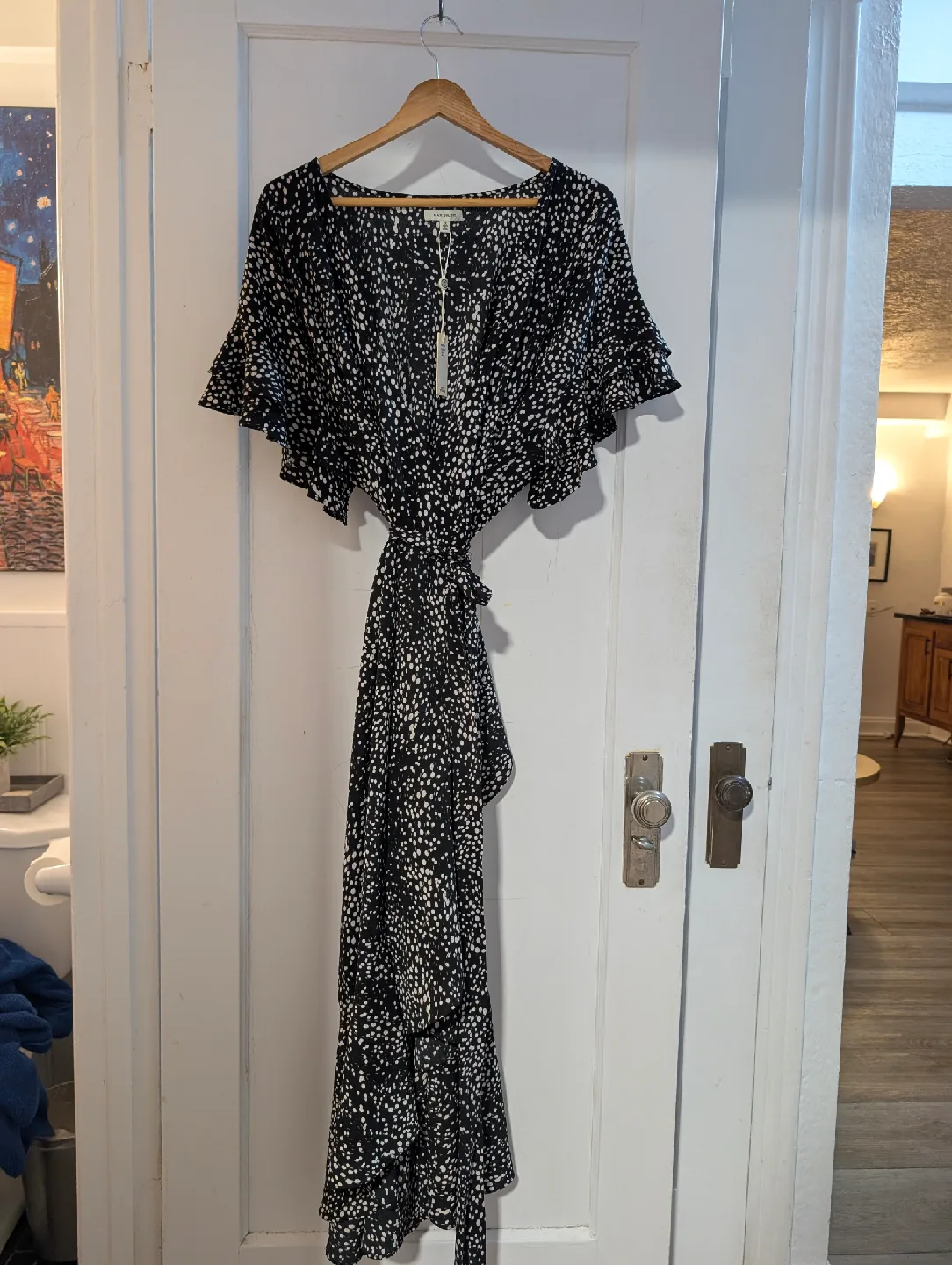 Max Studio Black Ivory Rose Dress - 2X thumbnail