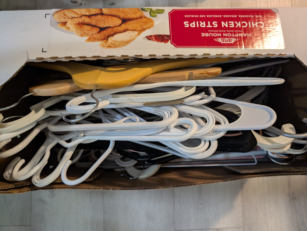 Box of Clothes Hangers - photo 2