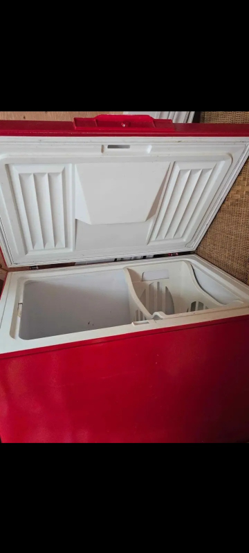 Red Chest Freezer