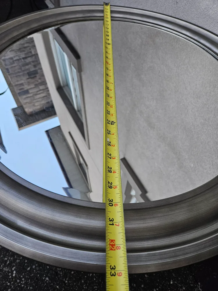 Round Decorative Wall Mirror - 32 inch diameter image indicator(3)