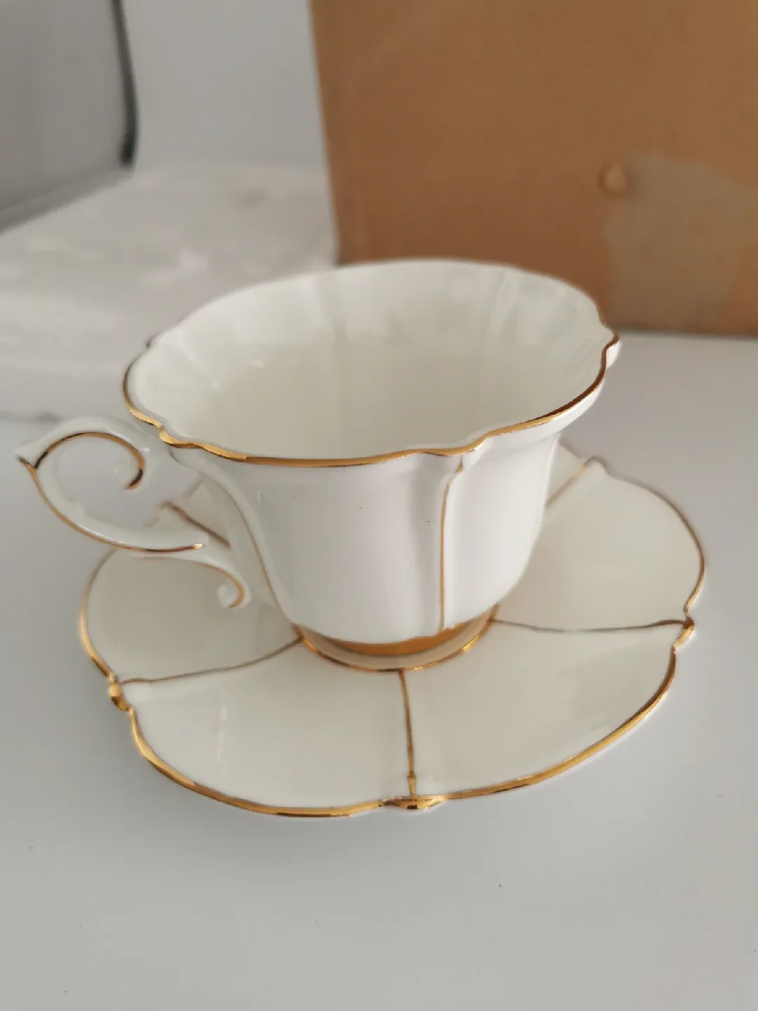 Kendal porcelain coffee cup set thumbnail