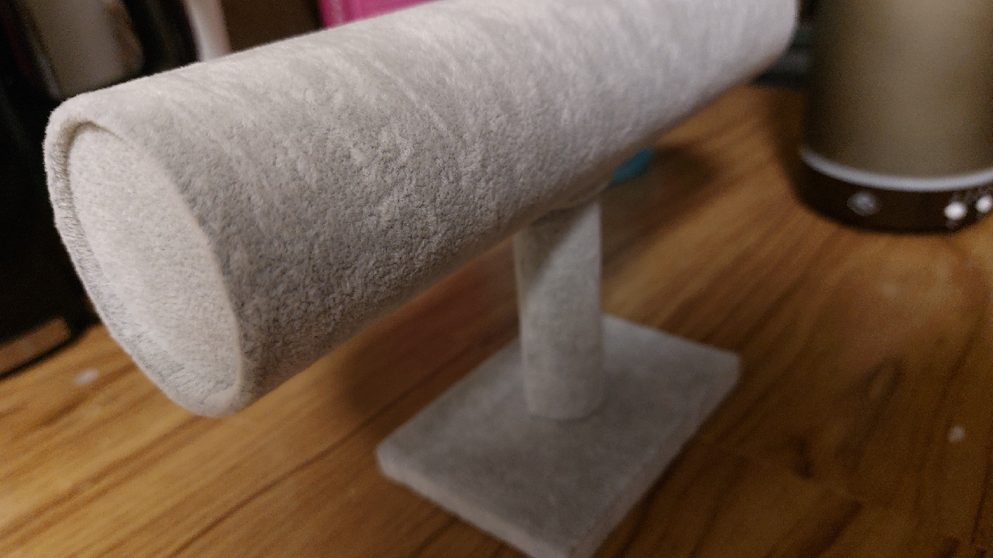 Grey Velvet Jewelry Display Stand - photo 2