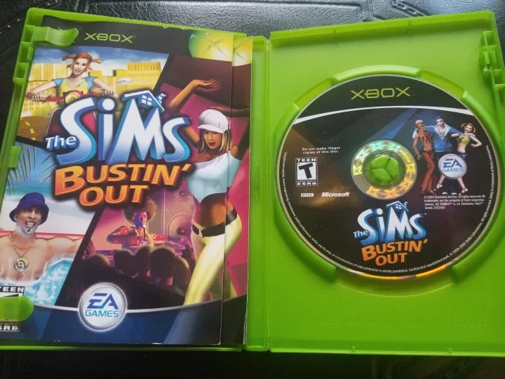 Xbox The Sims Bustin Out COMPLETE